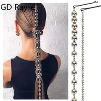 2022 bling rhinestones long tassel head chain clip for women delicate party gifts girls clips hairpin jewelry hair accessories