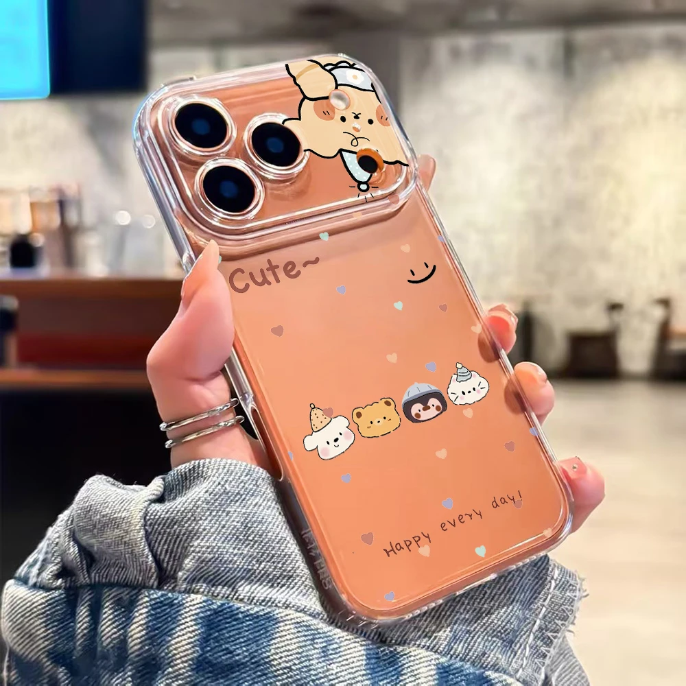 Фото Прозрачный чехол для телефона с милыми персонажами для Samsung Galaxy S26 Ultra S25 S24 S23 S22 S21 Plus FE Ultra A56 A55 A54 A53 5G, мягкий чехол №3