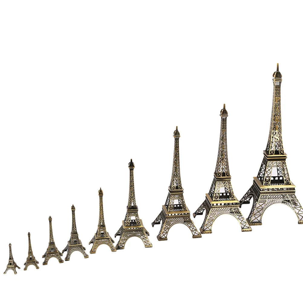 Фигурка Эйфелевой башни статуи для домашнего декора металлическая модель