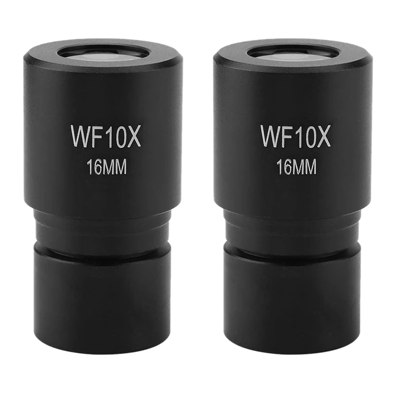 

2X Microscope Eyepiece Lenses, DM-R001 WF10X 16Mm Eyepiece For Microscope Ocular Mounting 23.2Mm With Scale 0.1Mm