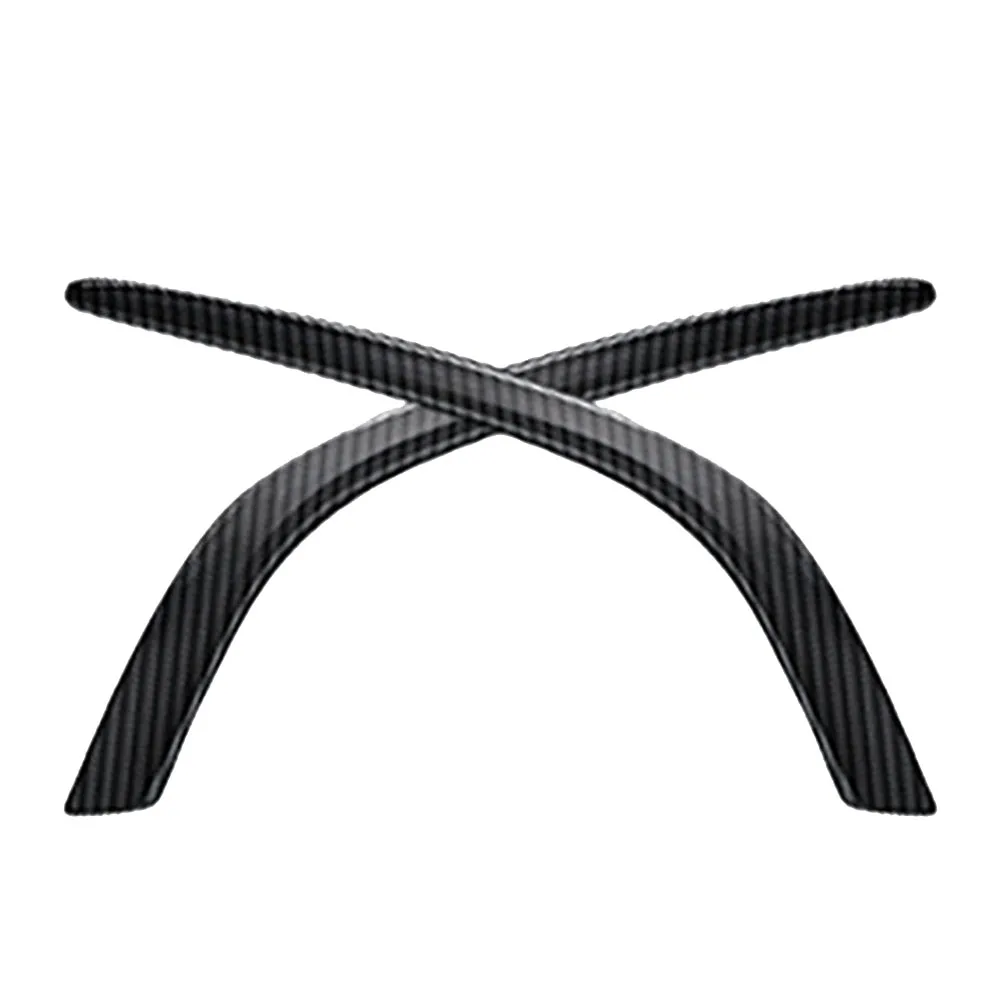 

Car Front Fog Light Lamp Cover Trim Bumper Molding Garnish Eyebrow Eyelid forMazda 6 Atenza M6 2017 2018 carbon fiber