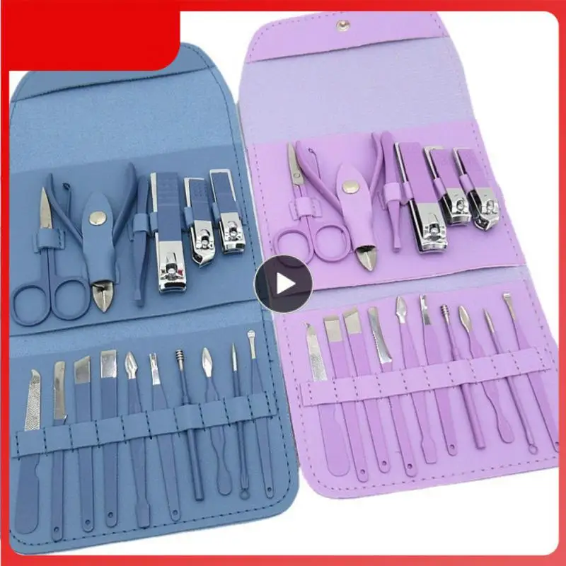

12/Nail Clipper Sets Dead Skin Pliers Stainless Steel Nail Scissors Manicure Pedicure Nail Cutters Nail File Tools