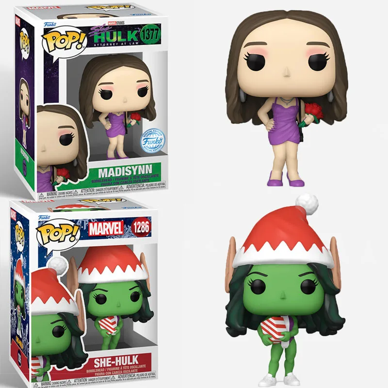Funko Pop Marvel's She-Hulk #1286 Madisynn #1377 виниловые экшн-фигурки куклы игрушки подарок для