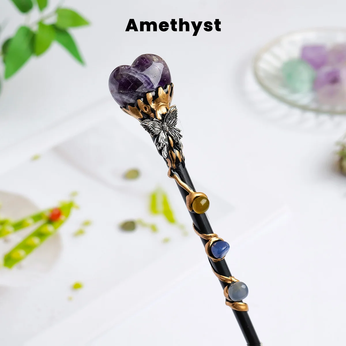 

Аметистовая хрустальная палочка Rungyangshi