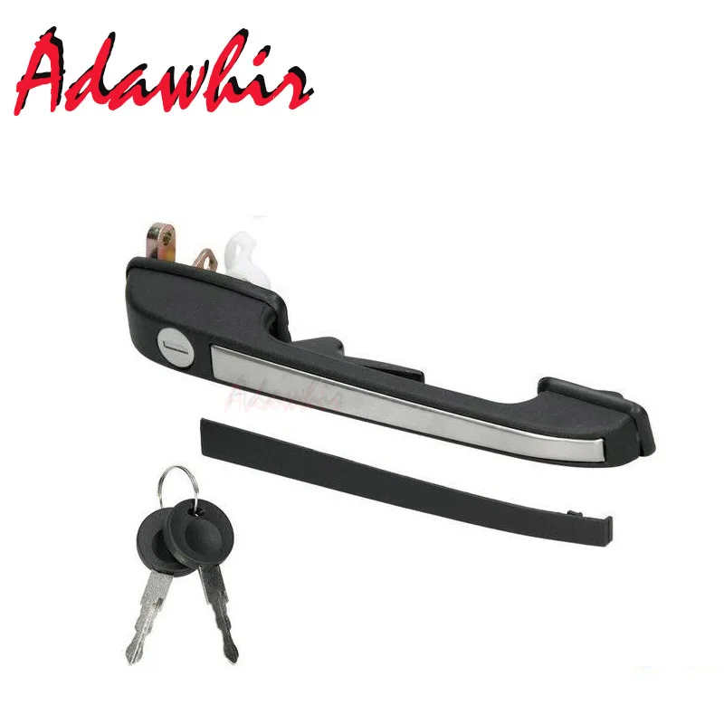 

FOR AUDI 80 78-86 100 77-83 OUTER RIGHT FRONT DOOR HANDLE WITH 2 KEYS 813837206C 813837206