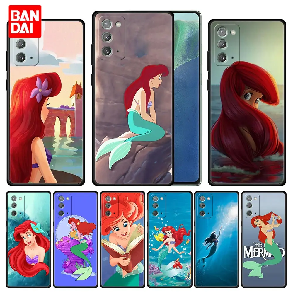 

Little Mermaid Disney Ariel Princess Phone Case for Samsung Galaxy A51 A52 A03 A13 A31 A32 A50 A70 A71 Note 20 Ultra 5G Silicone