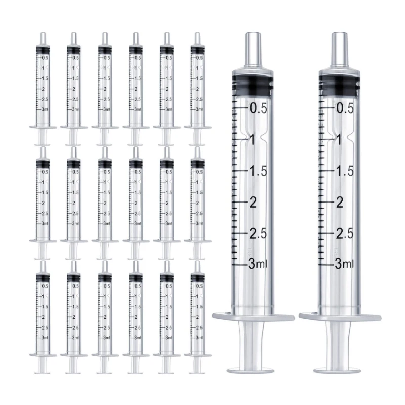 Пластиковый шприц без иглы 1-10 мл 10 шт