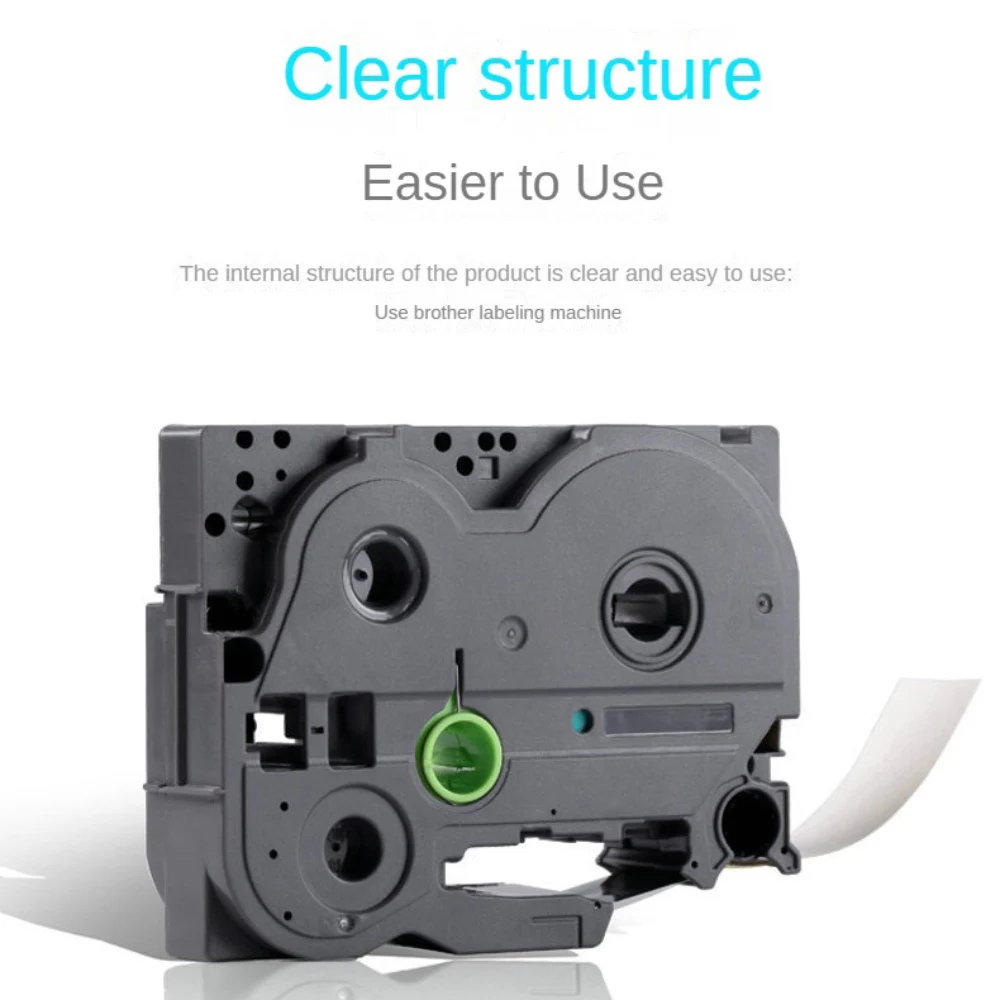 

Laminated Label Tape Compatible For Brother P-Touch PT-D210 D400 D600 For Ptouch Label Maker Label Printer PTE110 PTH100P