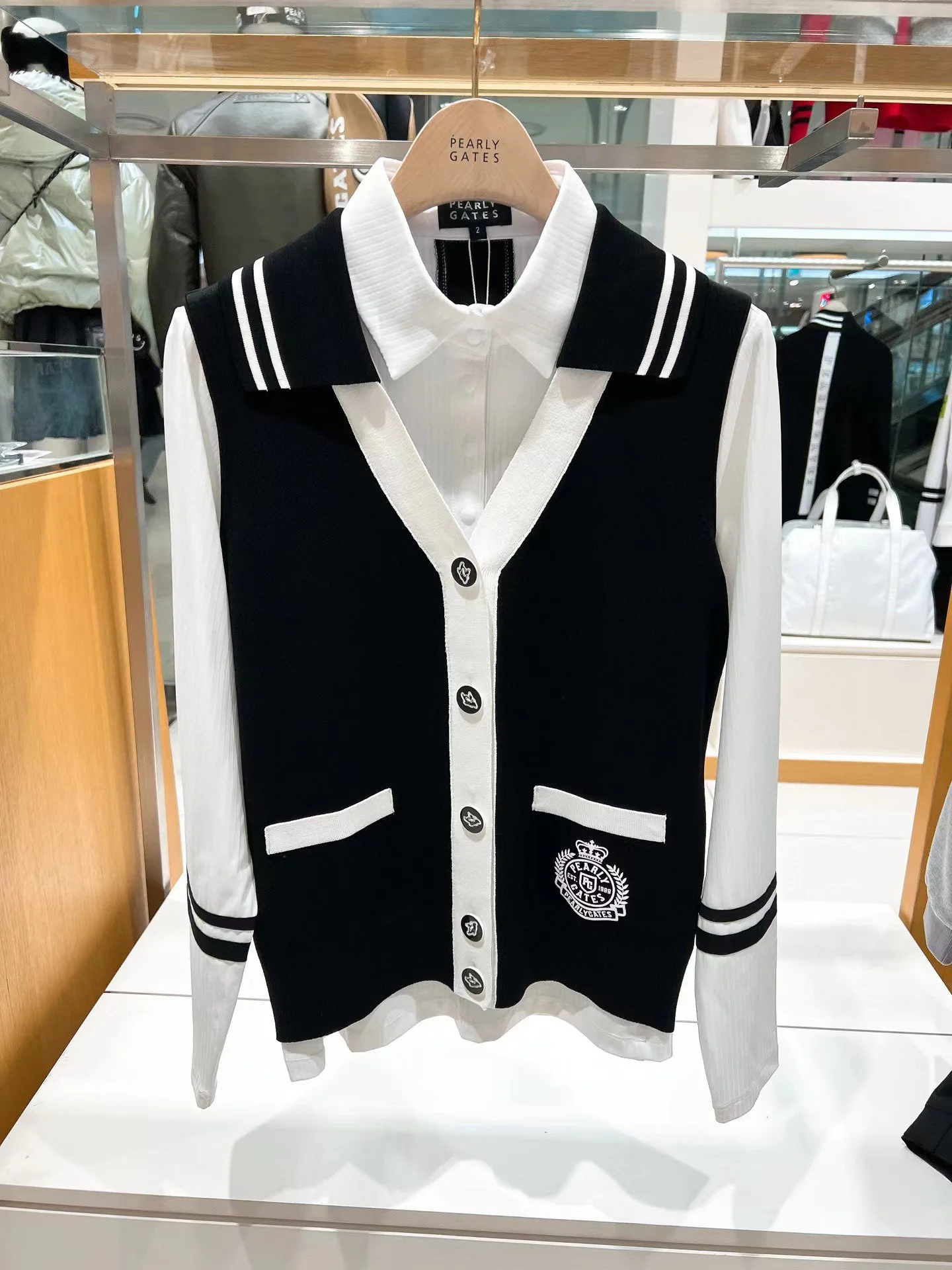 New Spring/summer golf vest for women lightweight stretch golf knitwear sport fashion cute PG golf apparel Ladies Golf wear top