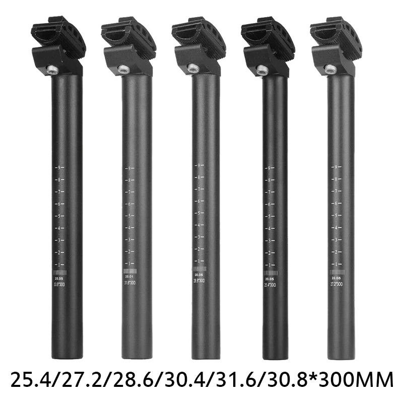 

Bicycle Seat Post 300mm Mountain Bike Seatpost 25.4/27.2/28.6/30.4/30.8/31.6mm Integrated Seatpost Ultralight MTB Saddle Post