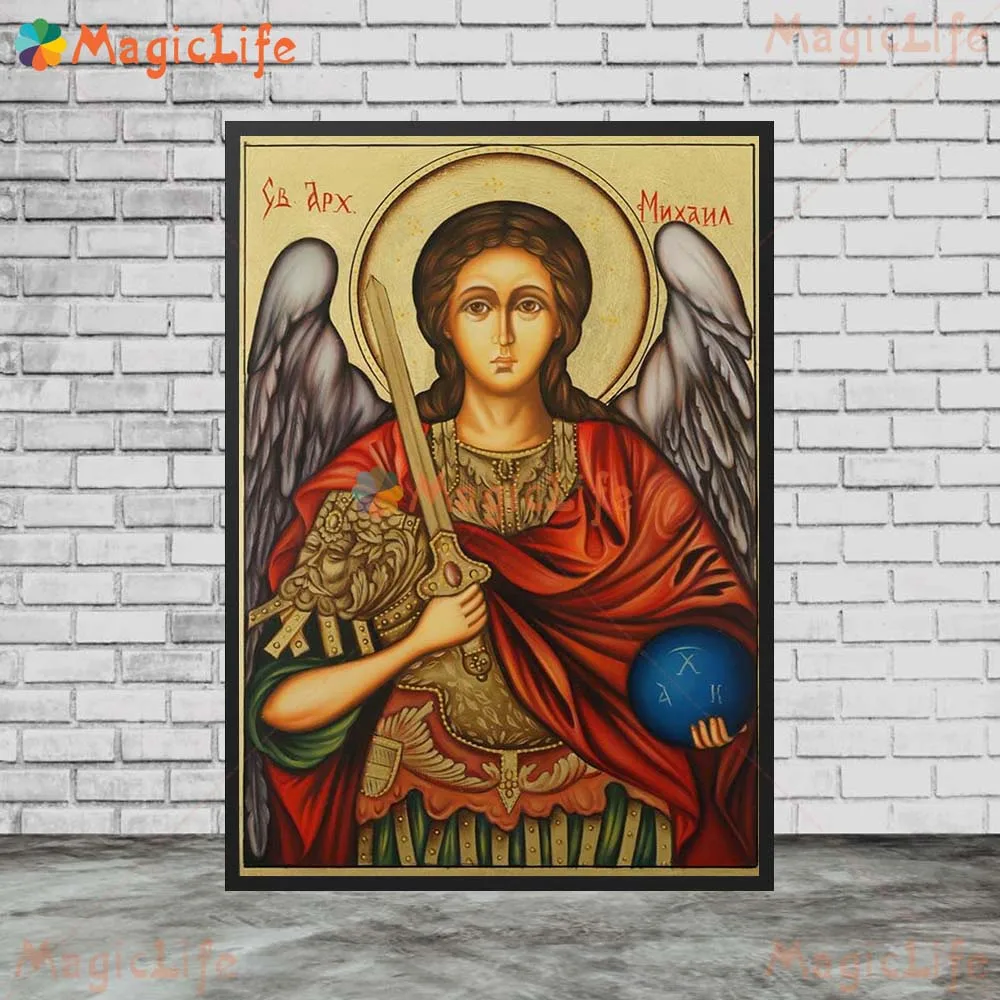 Арчанель Габриэль православный Хранитель Ангел религия настенные картины для