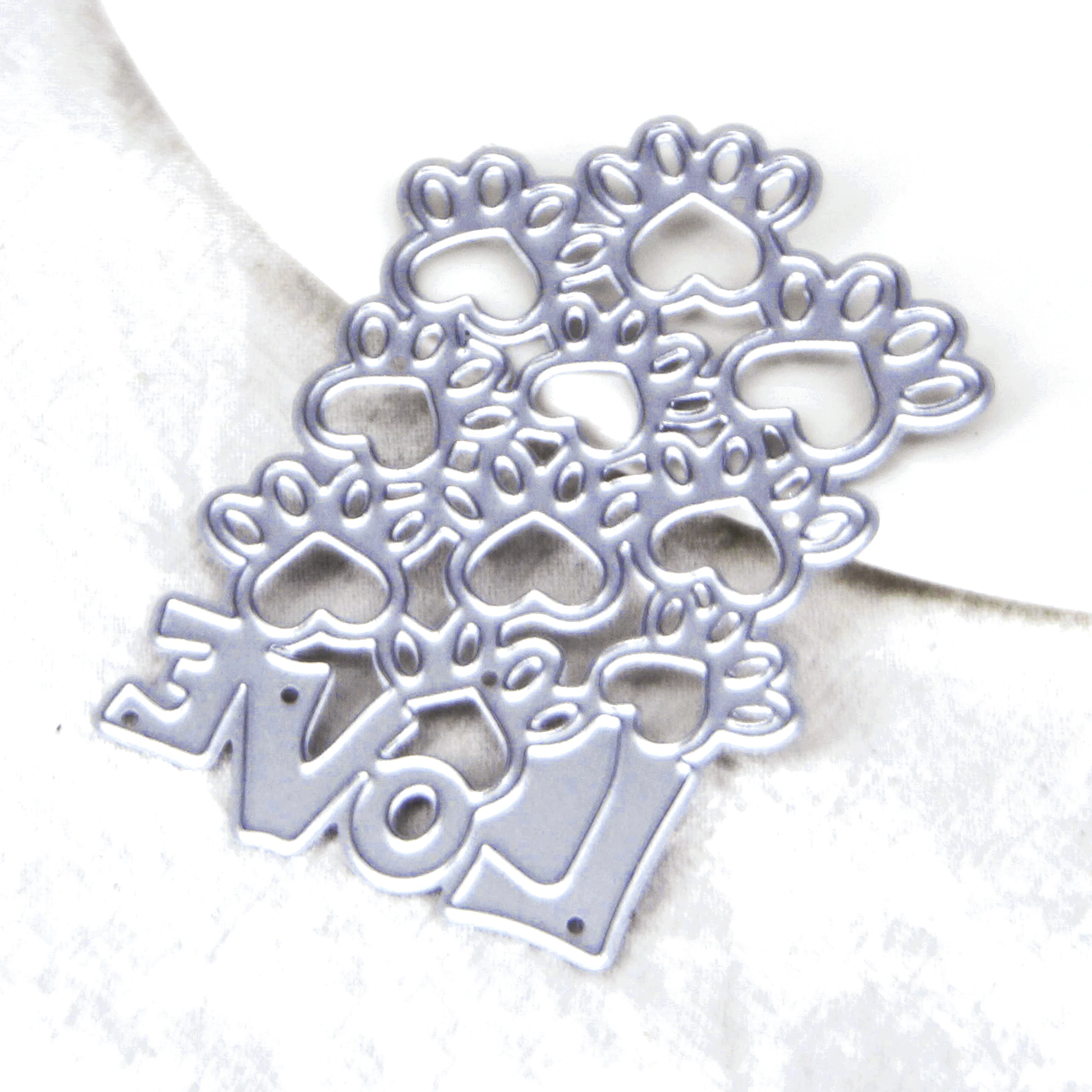 Металлические трафареты для вырезания кошек собак медведей и лап сделай сам