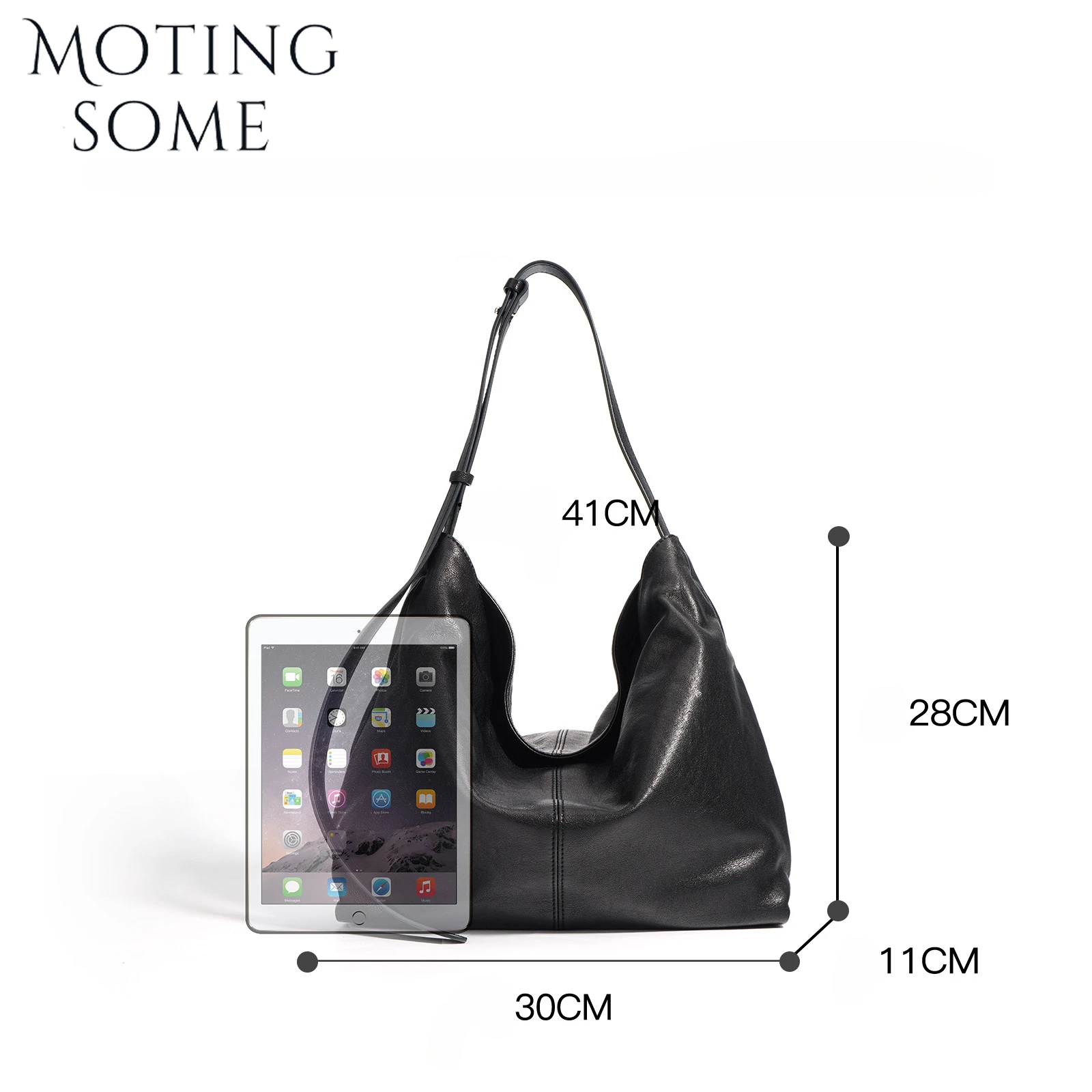 Motingsome женская сумка-хобо на плечо роскошная сумка-тоут из овечьей кожи в нишевом