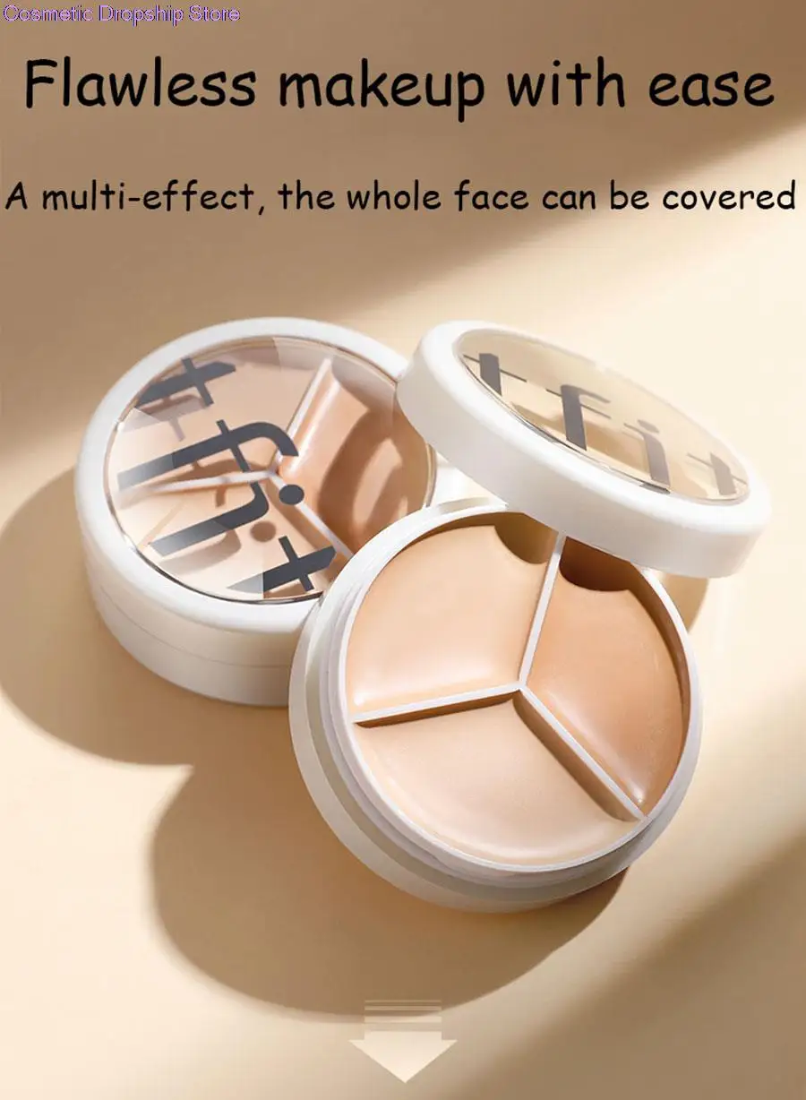 

TFIT 3-Color Concealer Palette Professional Makeup Conceal Cream for Face Eye Contour Dark Circles 15g Korea Cosmetics