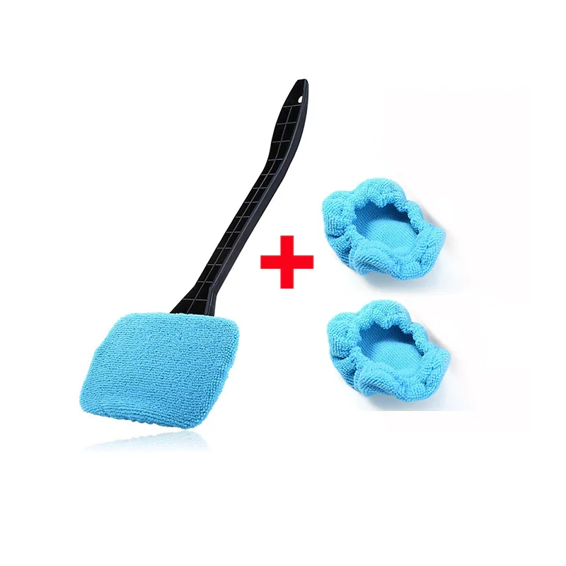 

Car Window Windshield Wiper Microfiber Cloth Auto Window Cleaner Long Handle Car Washable Brush Clean Tool Car Accessories