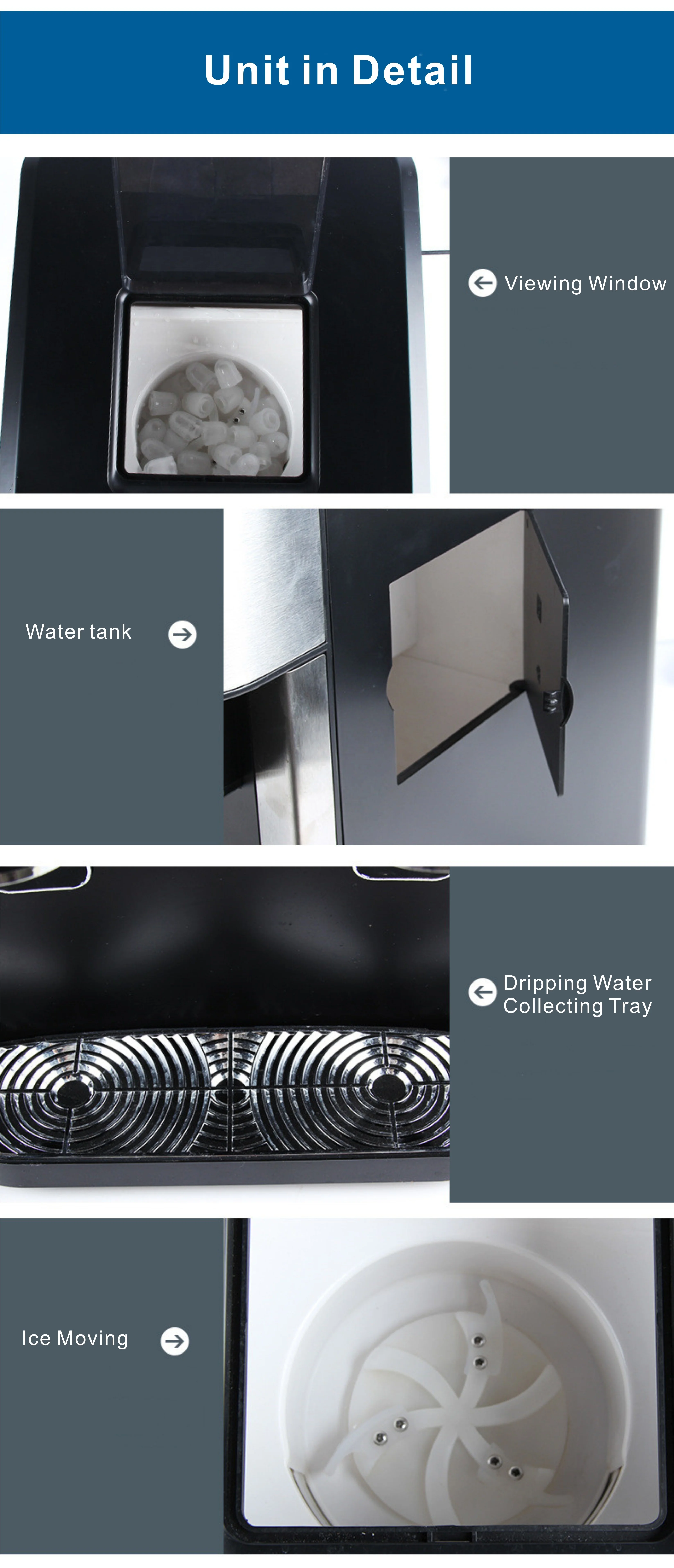 18 кг самодозирующийся столешница дозатор для дробленого льда хрустящий аппарат