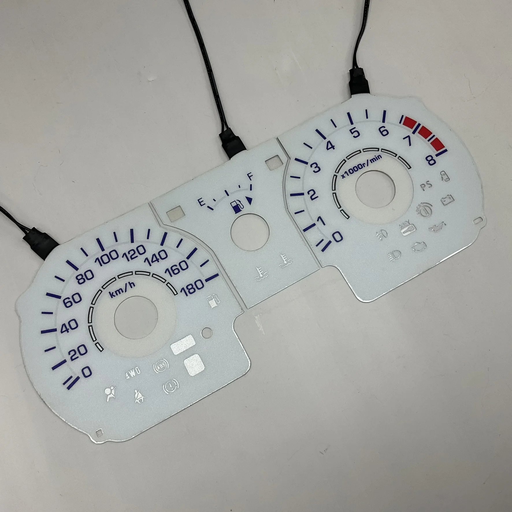 DASH EL Glow Gauge для Nissan Note 2005 2007 белый лицевой задний синий светильник JP Spec