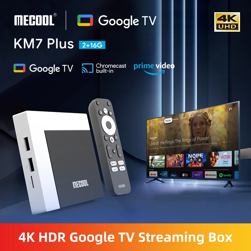 2023 Global Android TV Box KM7 Plus Android 11 Netflix 4k Go