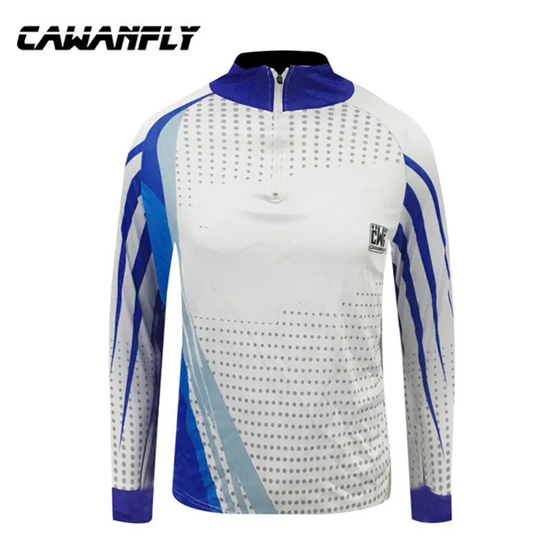 Удобная уличная одежда для рыбалки рубашка с длинным рукавом и круглым вырезом