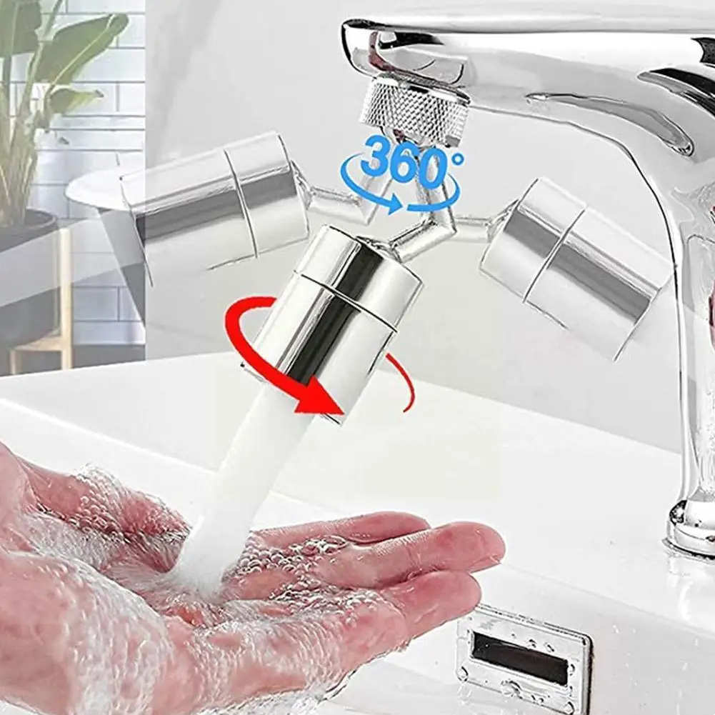 

Распылитель на кран для ванной комнаты, поворот на 720 градусов