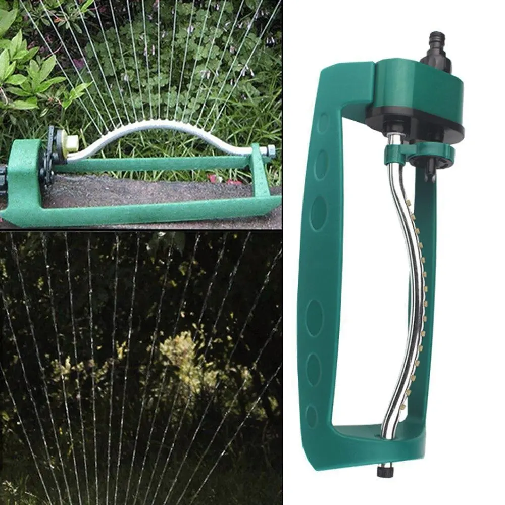 Basic Oscillating Sprinkler Lawn Watering Automatic Waterer Oscillating Garden Pipe Hose Water Flow Connector