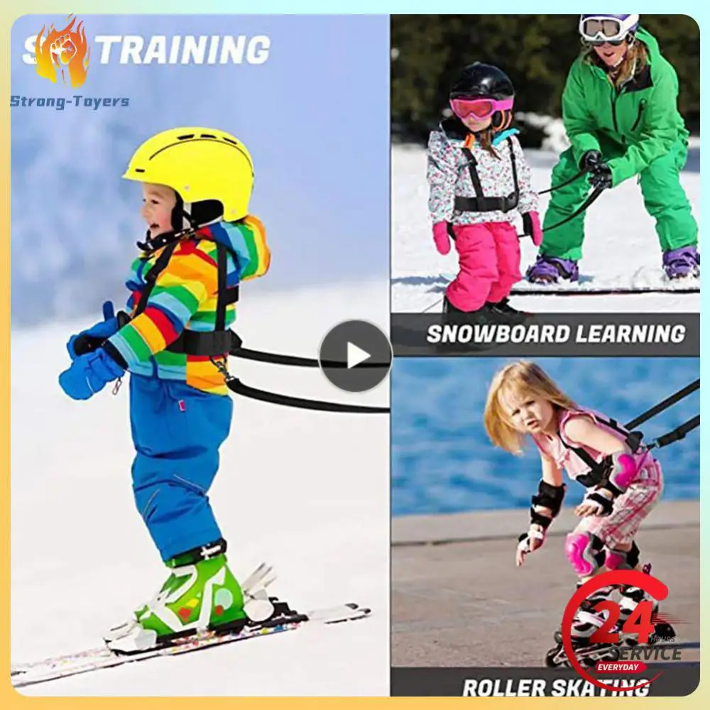 

Polyester Ski Belt Ski Traction Rope Multi-function Adjustable Traction Chest Rope Outdoor Protective Facilities Durable Nylon