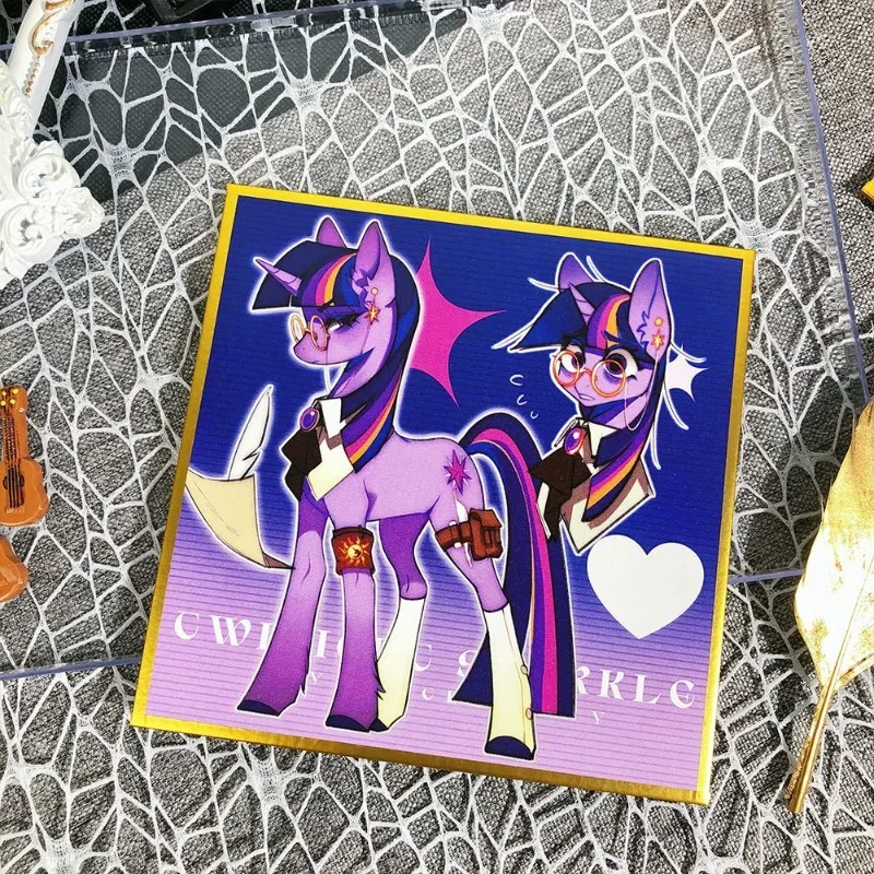 Коллекционная карточка My Little Pony: Твайлайт Спаркл, изысканная карточка Рэйнбоу Дэш, фанатская карточка Пинки Пай, крутые аниме-украшения, подарки для коллекционеров (art.: 3920db3faa16d) - 3920db3faa16d
