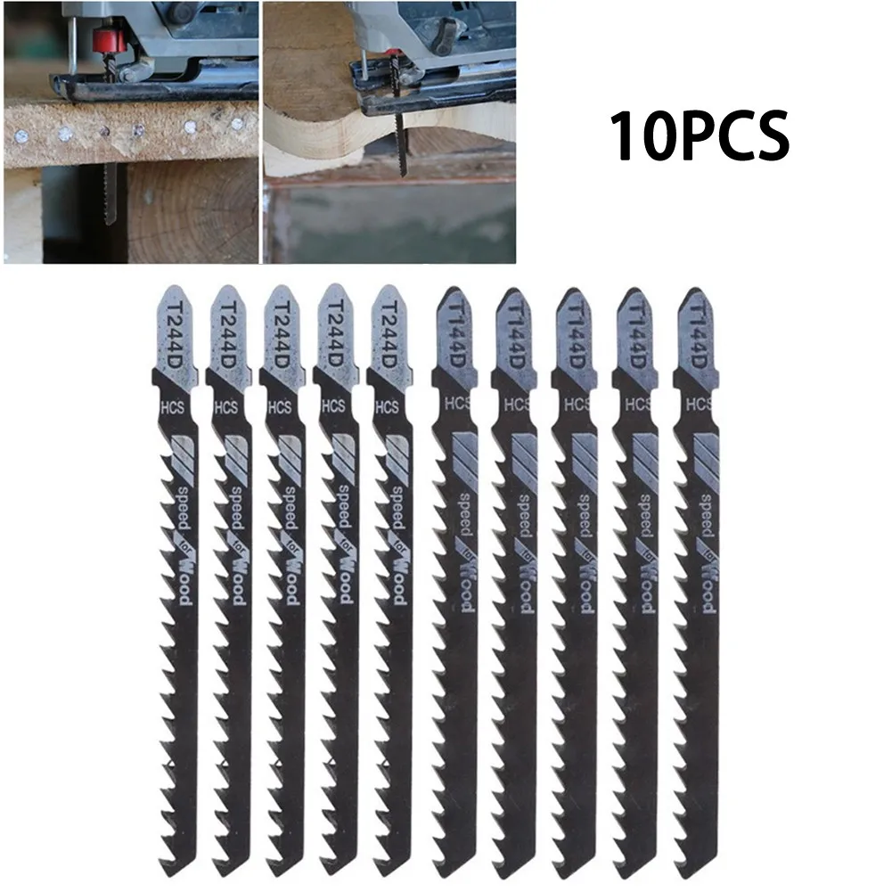 

Jigsaw Blades Saw Blades Home & Garden Board Durable HCS High Carbon Steel High Speed Practical Saw Blade T244D