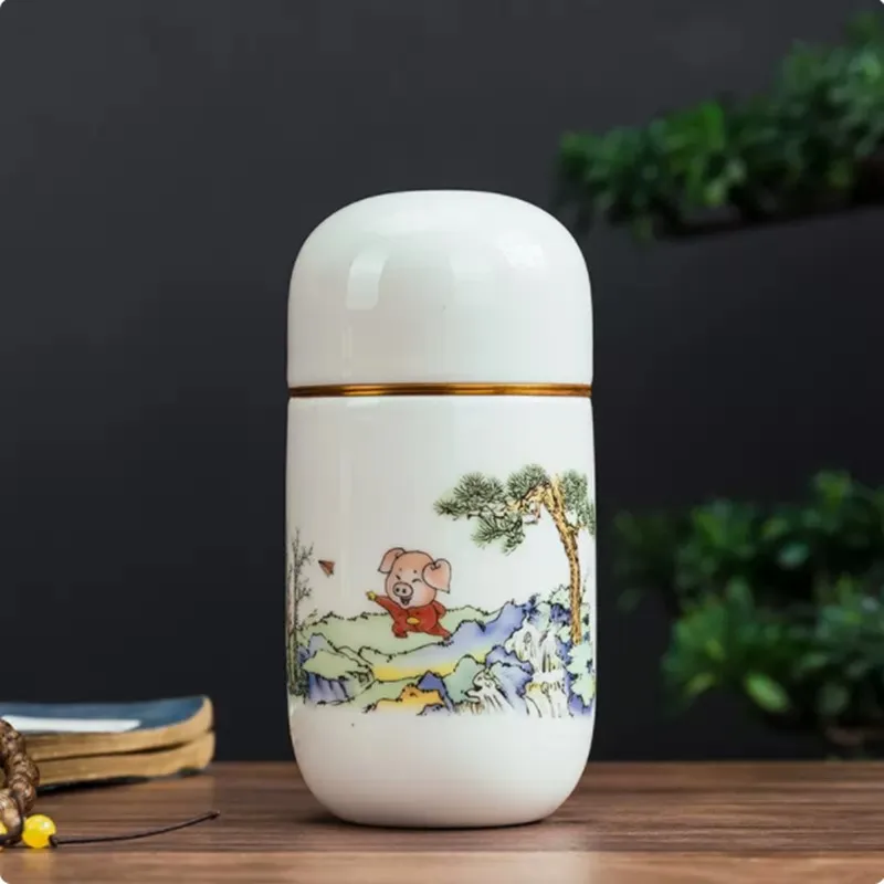 

Керамическая чайная банка JINGDE TEA SET CN
