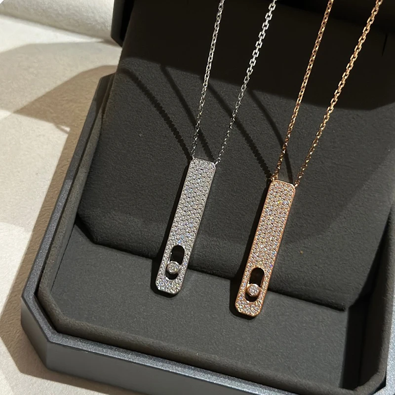 

Hot Brand Pure 925 Sterling Silver Jewelry For Women Water Drop Necklace Hot Party Pendant Fashion Luxury Quality Brand Necklace