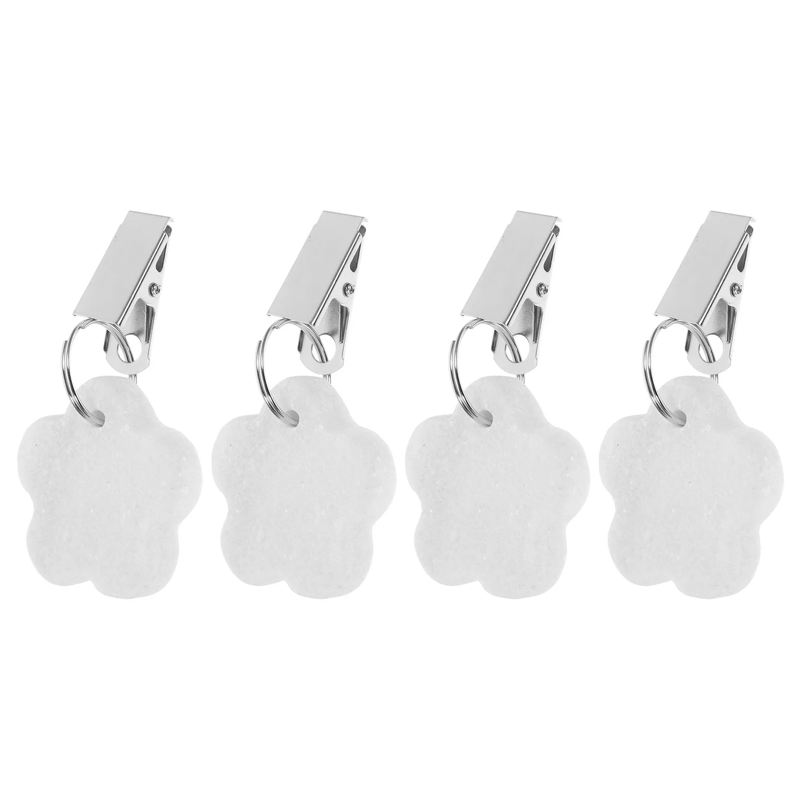 

4 Pcs Table Cloth Weights Clip on Clips for Folding Tables Holder Bathroom Decorations Cover Tablecloth Outdoor Holders Camping