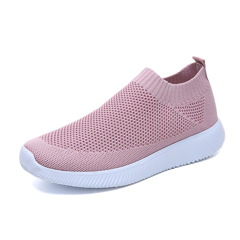 2022- New Style Women Shoes Knitting Sock Sneakers Women Flat Shoes Casual Breathable Sneakers Flats Walking Shoes for Women
