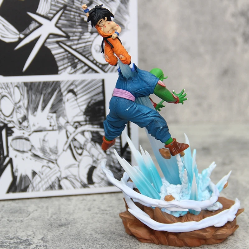 

20cm Dragon Ball Anime Figures Dbz Piccolo Vs Son Goku Gk Pvc Figurine Statue Collectible Model Decoration Ornaments Gift Toys