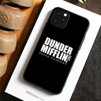 For iPhone The Office Dunder Mifflin Phone Case For iPhone Pro MAX Pro mini Plus 2020 phone covers