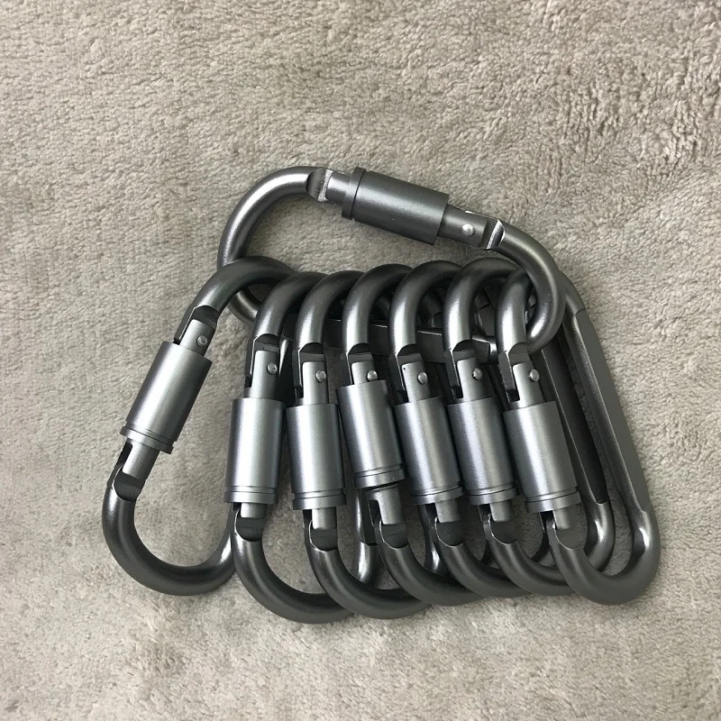 

Outdoor Climbing Buckle Tent Lamp Hook Camping Equipment Buckle Aluminum Alloy Key Buckle Wind Rope Hanging Buckle