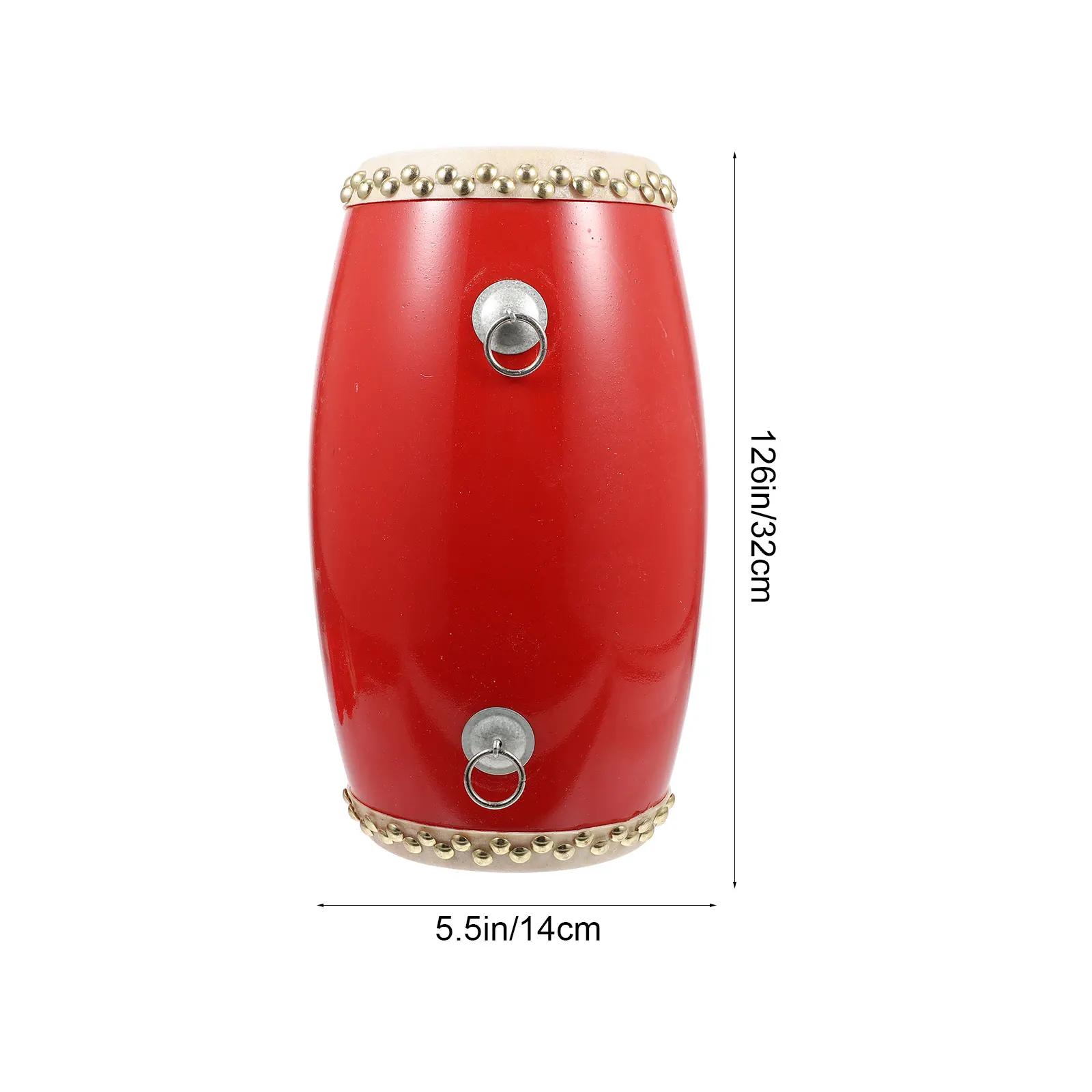 1 Set Percussion Instrument Cowhide Hand Drum Portable Multifunctional Supply for Children |