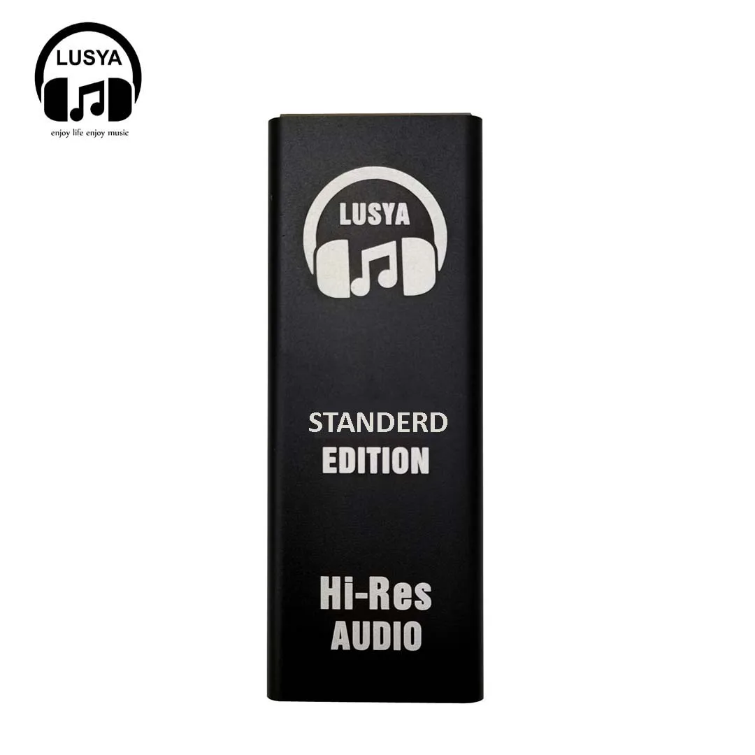 

LUSYA Portable Mini HiFi Audio DAC JCR5532 700MW+ 700MW Decoding Subwoofer Battery Headphone Amplifier With Cable And Case