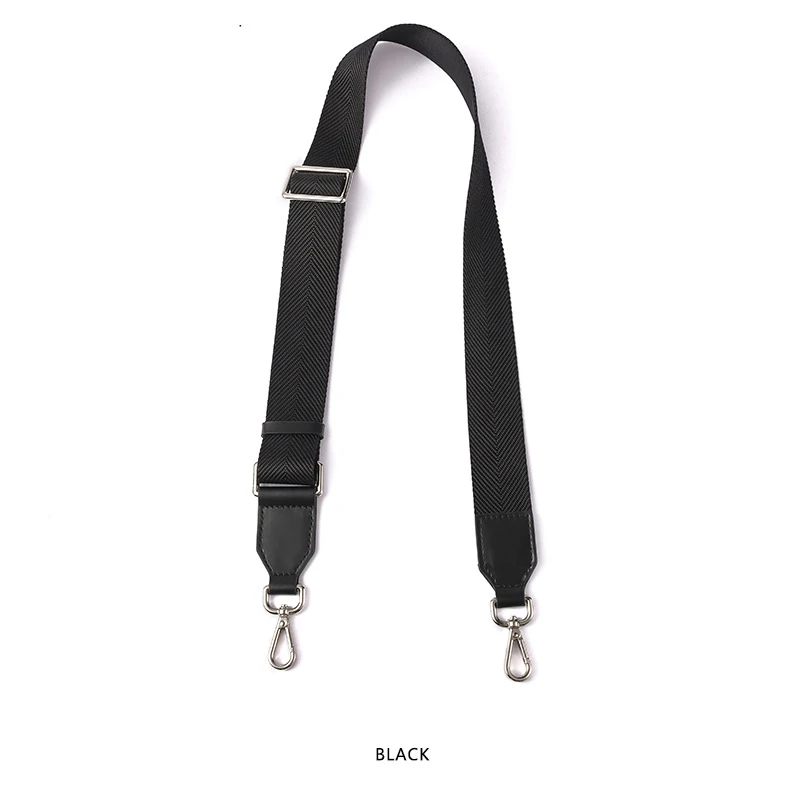 Black Bag Straps Women Shoulder Messenger Bags Belt Adjustable Wide Strap Bag Part Accessories Female Crossbody Bag Strap