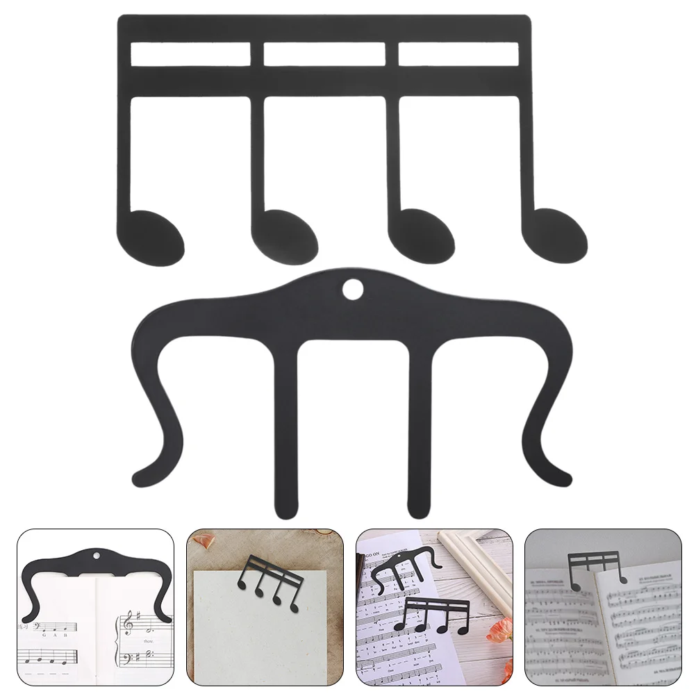 2pcs Metal Music Stand Music Note Paper Clips Sheet Music Stand Music Stands enlarge