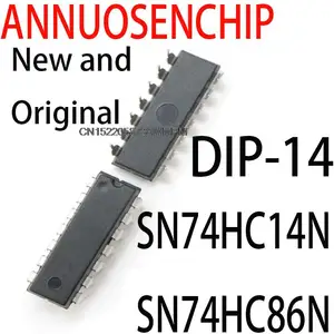 10PCS/LOT New and Original IC DIP-14 SN74HC14N SN74HC86N SN74HC08N SN74HC32N SN74HC02N SN74HC00N SN74HC164N DIP-16 SN74HC595N