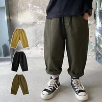 teenage boys 3 8 years old cotton korean casual loose pants children spring and autumn trousers large pockets selling