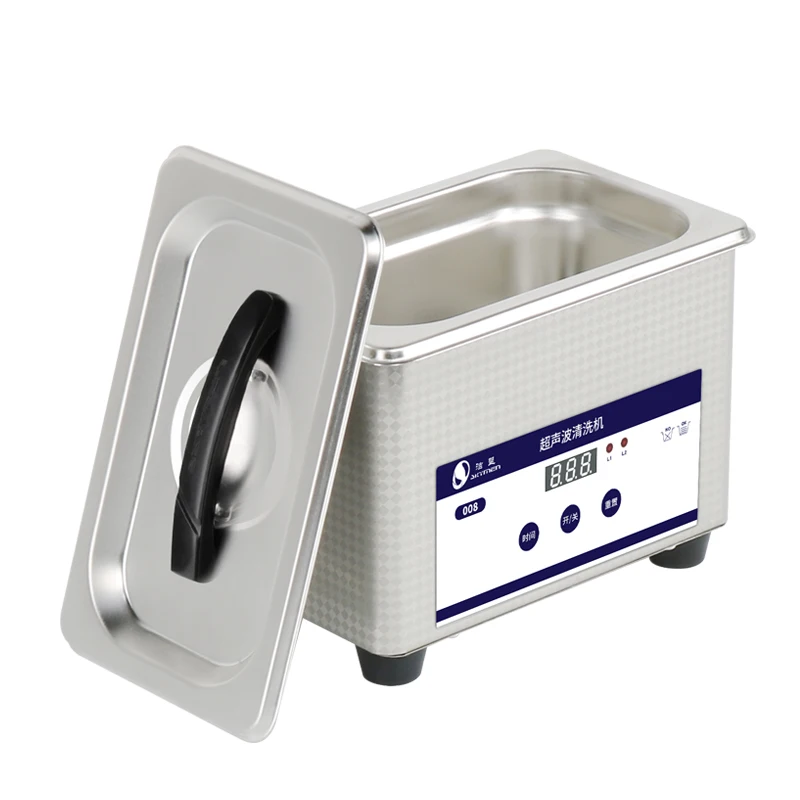 

220V 35W Digital Ultrasonic Cleaner 0.8L Watches Cleaning Machine 40KHz Jewelry Washer Bath Timer Stainless Tank EU Plug