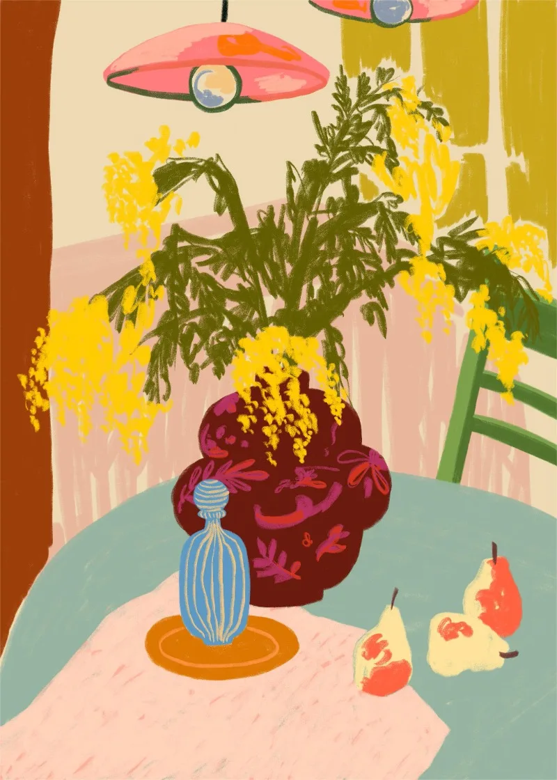 

Абстрактная картина на холсте