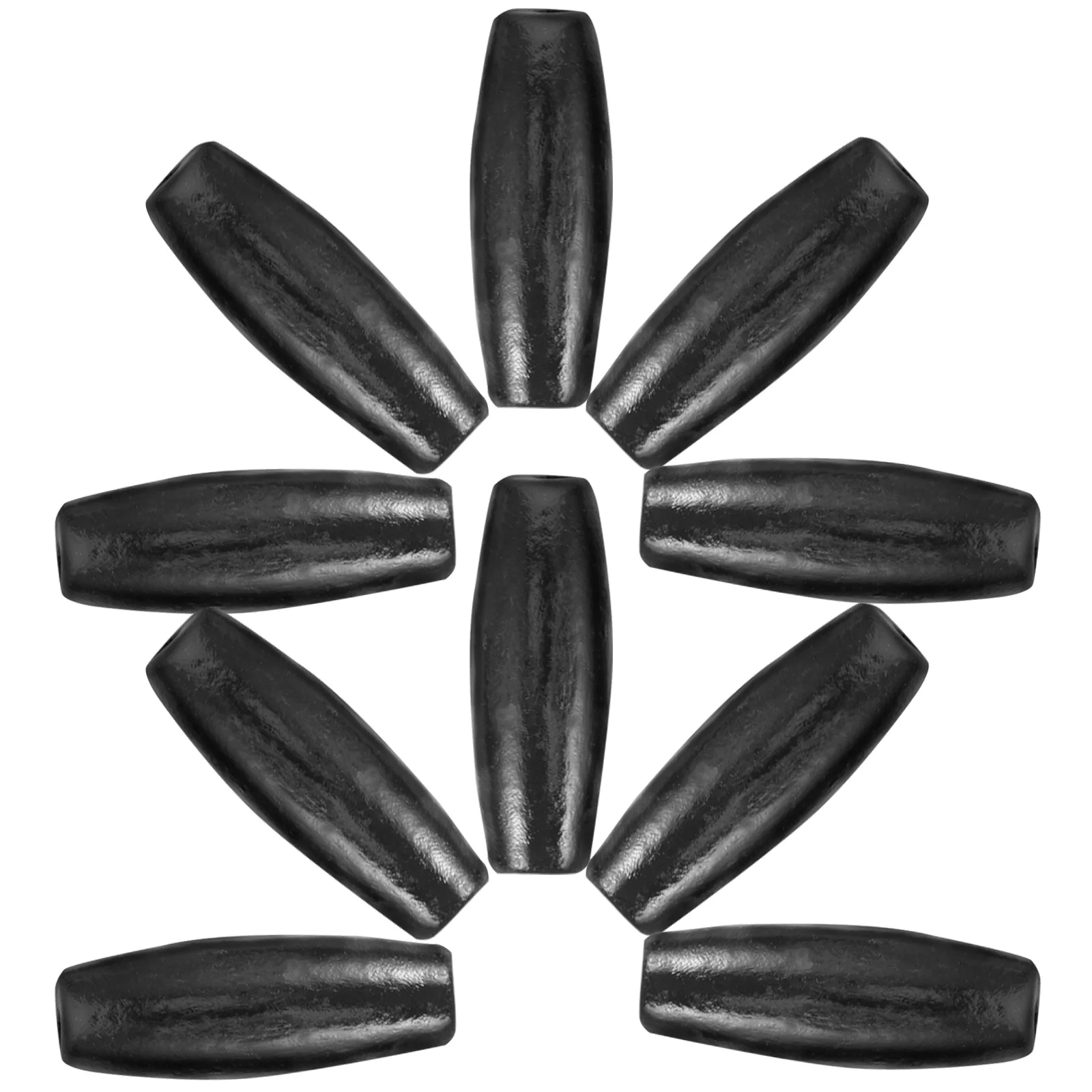 50 шт. бусины овальные деревянные для самостоятельного изготовления рукоделия