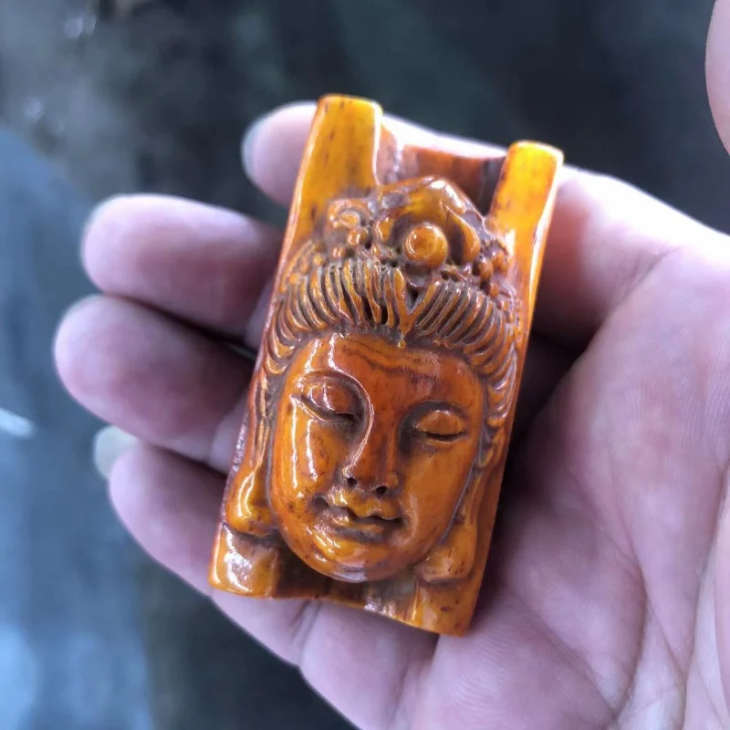 Старинные разнообразные винтажные подвески из потертого бычьего кости подвеска