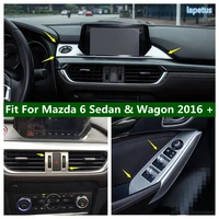 dashboard warning lights switch central air vent ac decoration frame cover trim accessories for mazda 6 sedan wagon 2016 2017