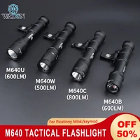 wadsn m640 light surefir m640b m640w m640c m640u tactical flashlight ar15rifle weapon light airsoft scout light mlok keymod rail