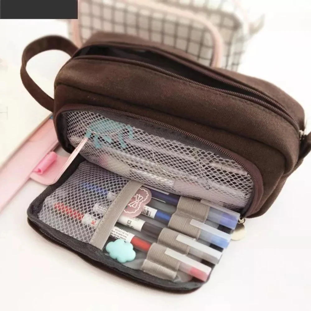 

Large Capacity Pencil Case Kawaii Pencilcase School Pen Case Supplies Pencil Bag School Box Pencils Pouch Stationery