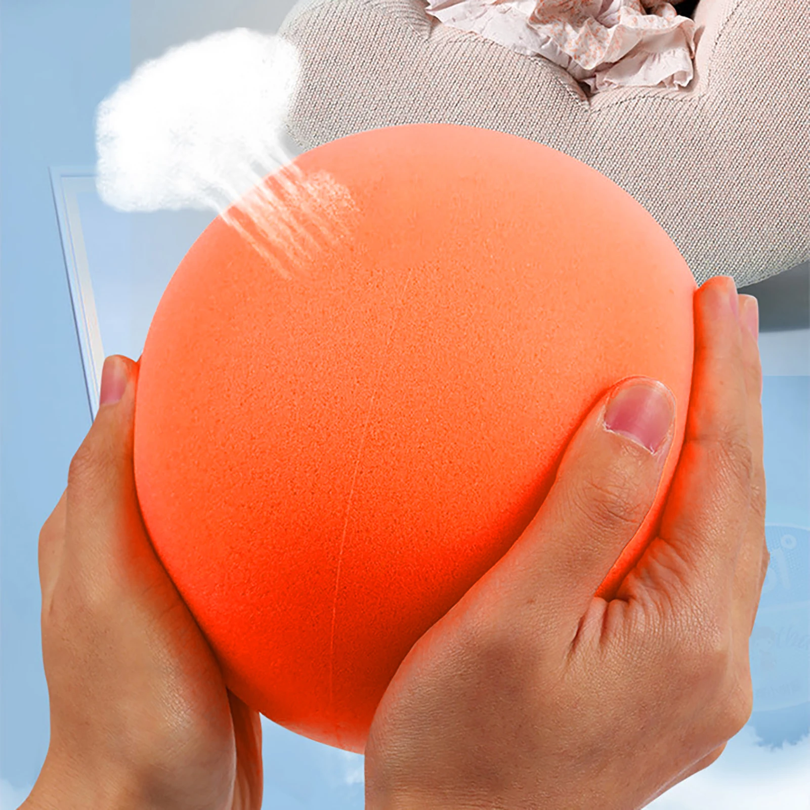 

Маленькие шарики из пенопласта высокой плотности, эластичный мягкий надувной мяч для вечеринки, легкий бесшумный мяч из губки для игр для д...