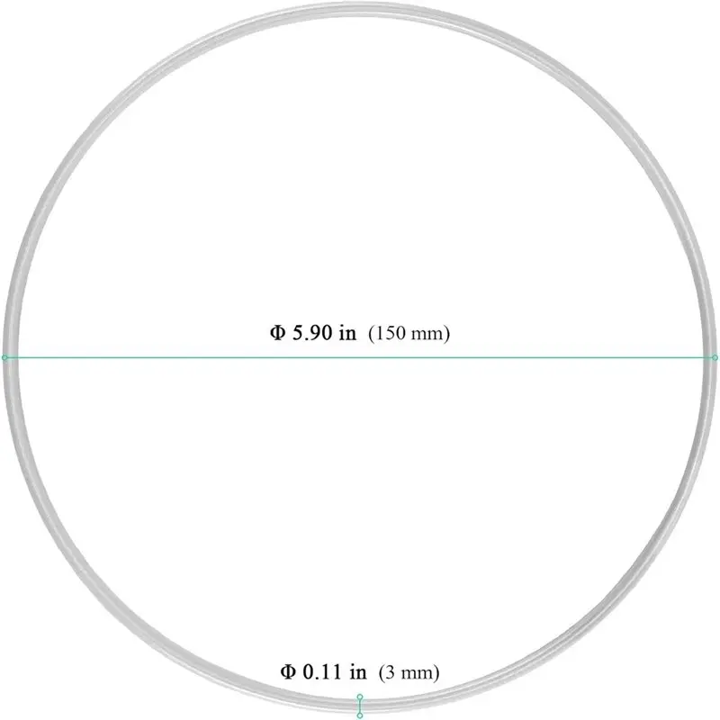 ABYN-30 шт. 6-дюймовые цветочные обручи, проволока 3 мм для рукоделия, свадебного декора, ловца снов (art.: 3920dd3544926) - 3920dd3544926